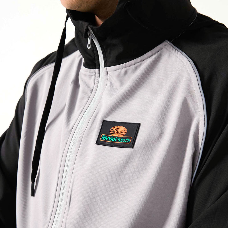 Rivvia Global Projects Spray Jacket - Black/Grey