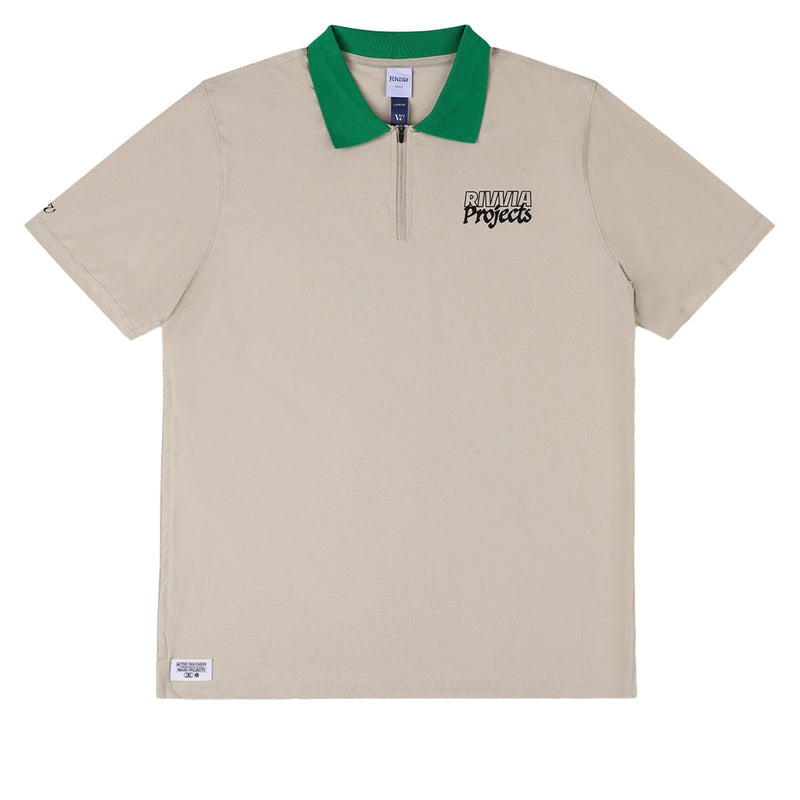 Rivvia Blueprint Polo Shirt - Bone Green