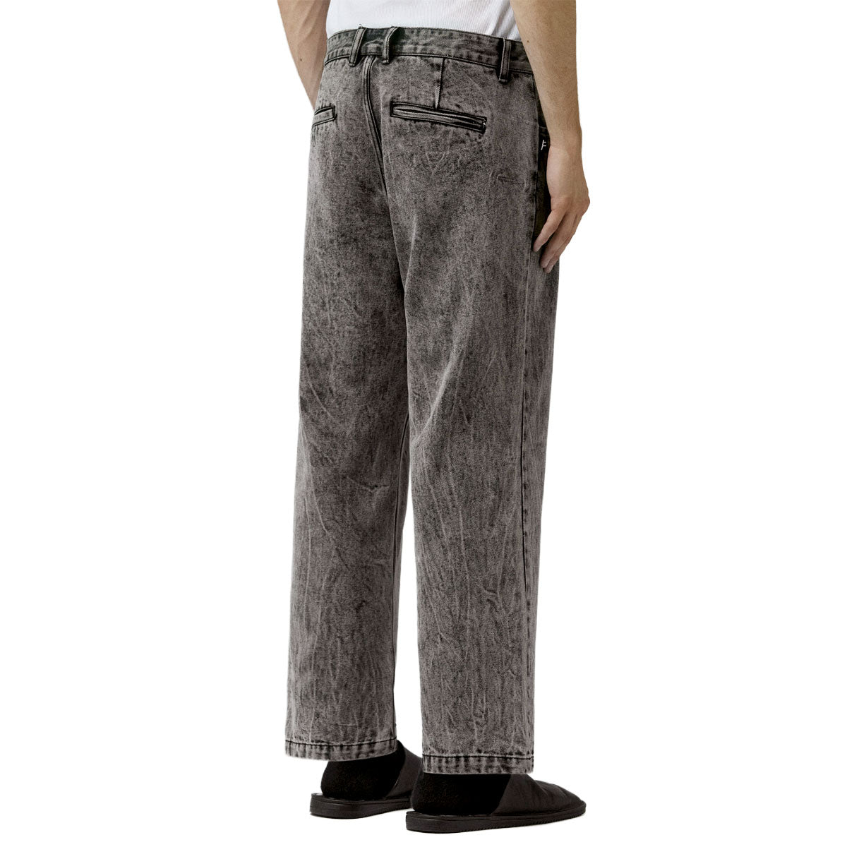 Former AG Acid Denim Pants - Black image 2