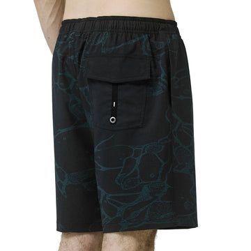Former Global Mind Swans 18 Boardshorts - Black