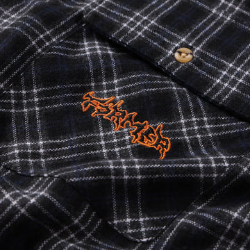 Former Vivian Flannel Long Sleeve Shirt - Black