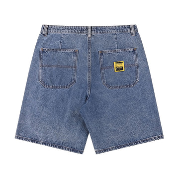 Former Reynolds 21 Slack Denim Walk Shorts - Washed Blue