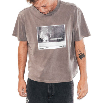Former Ignite Boxy T-Shirt - Washed Brown
