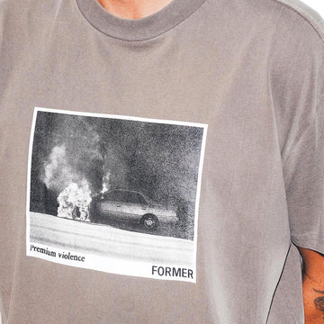 Former Ignite Boxy T-Shirt - Washed Brown