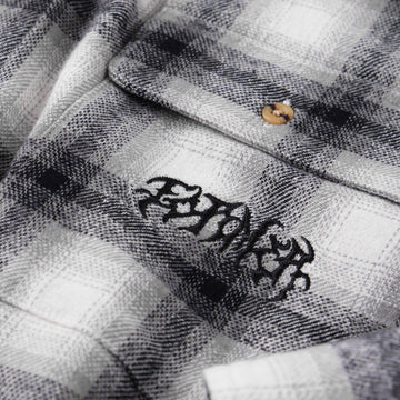 Former Vivian Flannel Long Sleeve Shirt - Grey