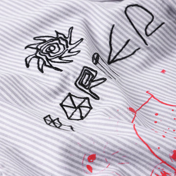 Former DxD Reynolds Stripe Shirt - Grey