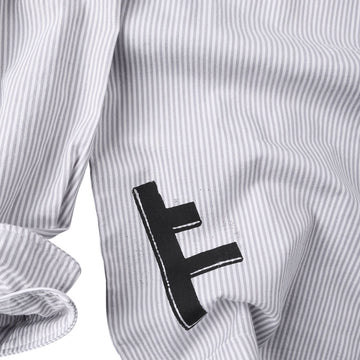 Former DxD Reynolds Stripe Long Sleeve Shirt - Grey