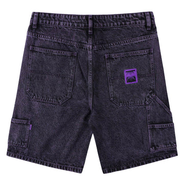 Former Distend Denim Walk Shorts - Washed Purple