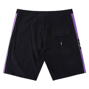 Former Team 20 Boardshorts - Black/Purple
