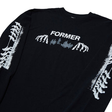 Former Engineered Long Sleeve T-Shirt - Black