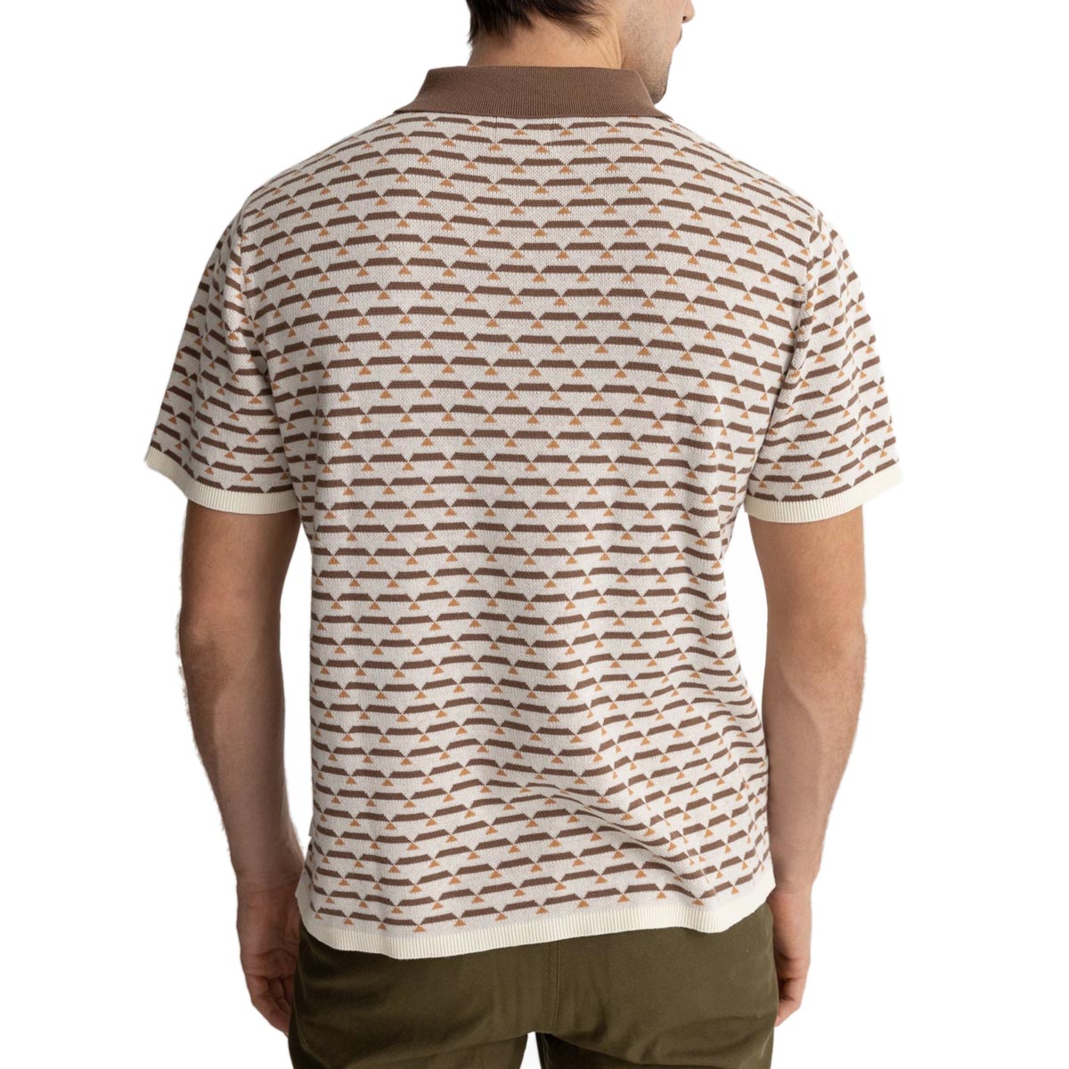 Rhythm Jacquard Polo Shirt - Natural image 2