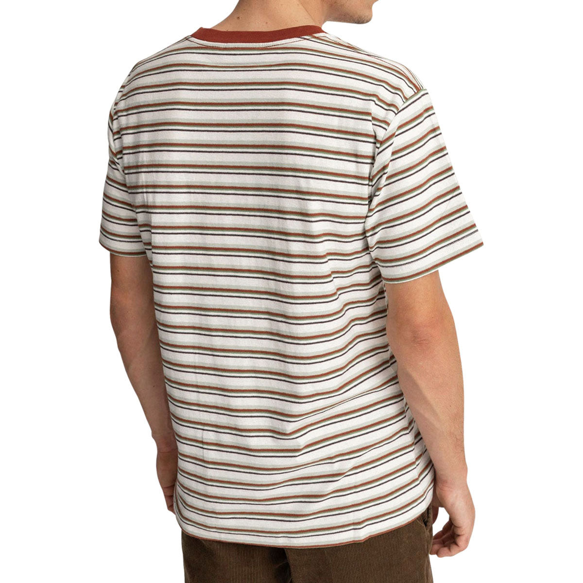 Rhythm Everyday Stripe T-Shirt - Natural/Natural image 3