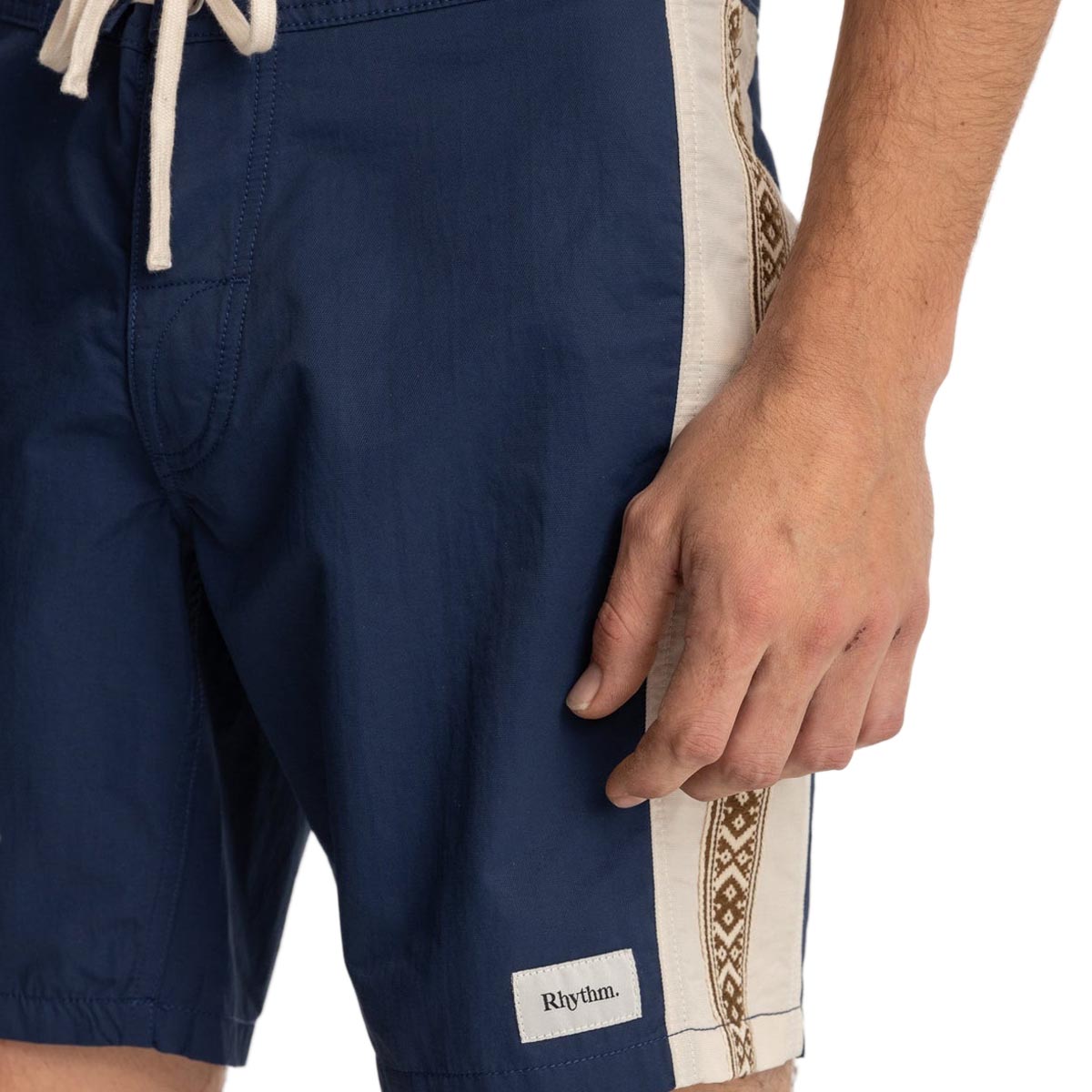 Rhythm Heritage Stripe Shorts - Navy image 3