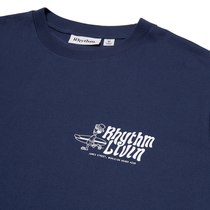 Rhythm Livin T-Shirt - Navy