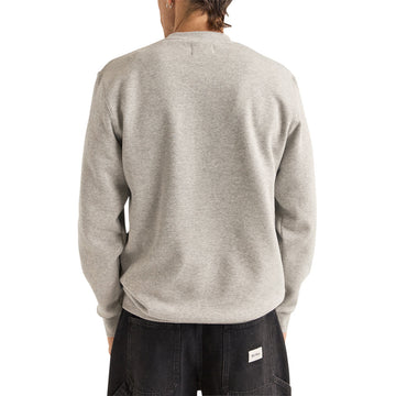 Rhythm Brand Fleece Crew Sweatshirt - Grey Heather
