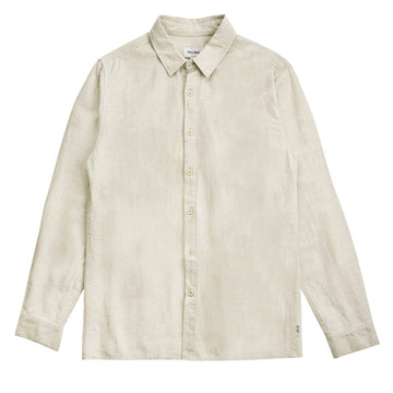 Rhythm Classic Linen Long Sleeve Shirt - Sand II