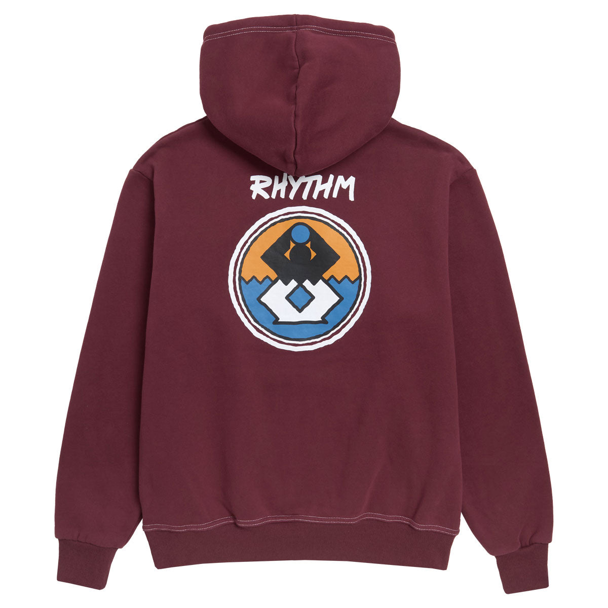 Rhythm Channel Fleece Hoodie - Merlot image 2