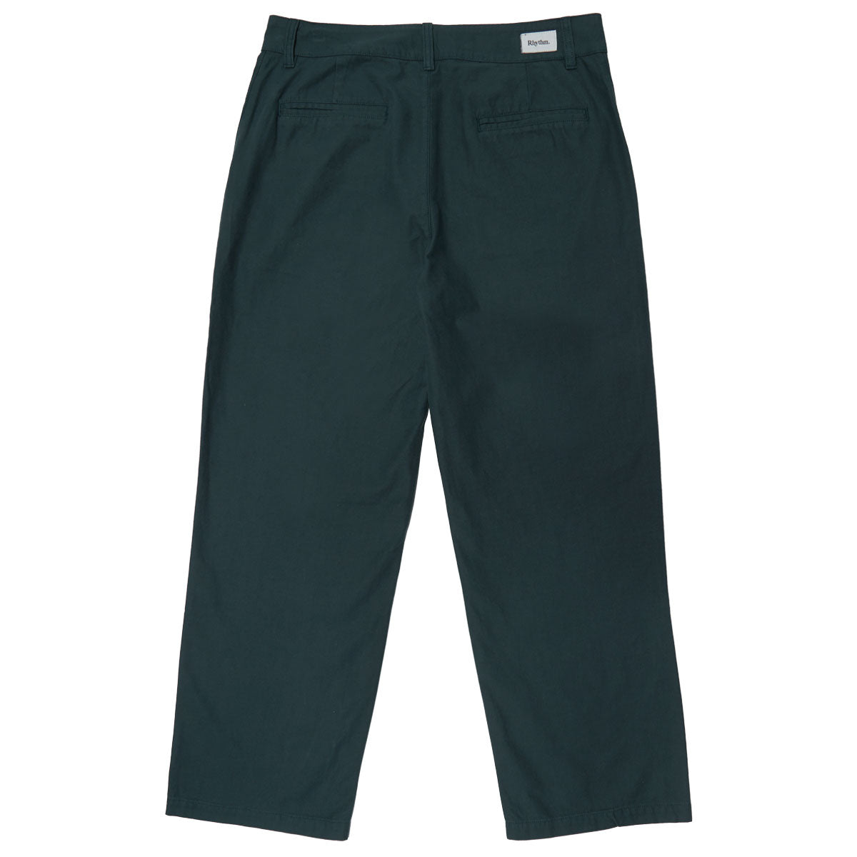 Rhythm Essential Twill Trouser Pants - Dark Green image 4