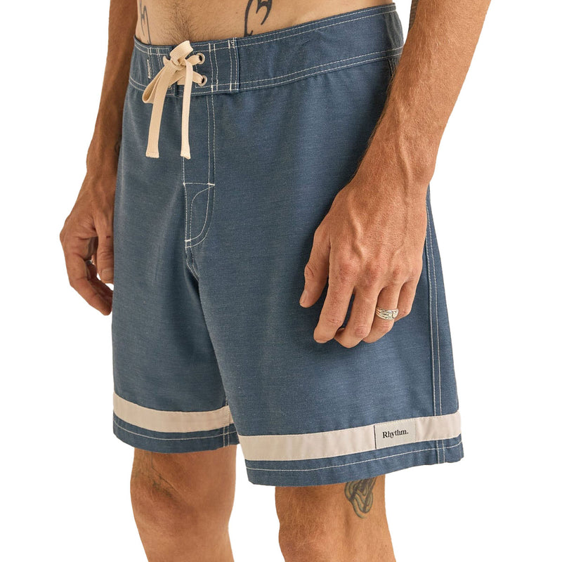 Rhythm Signature Stripe Boardshorts - Navy