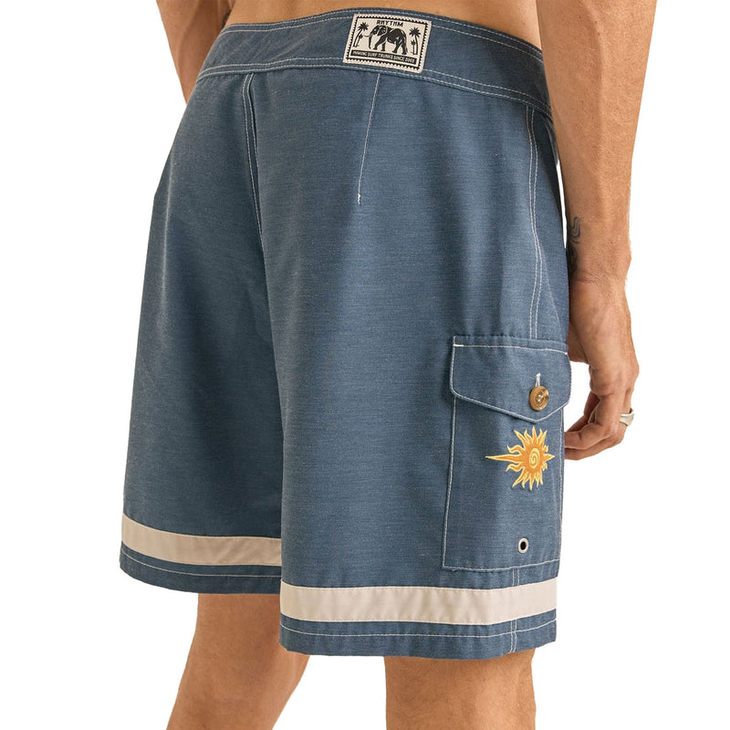 Rhythm Signature Stripe Boardshorts - Navy