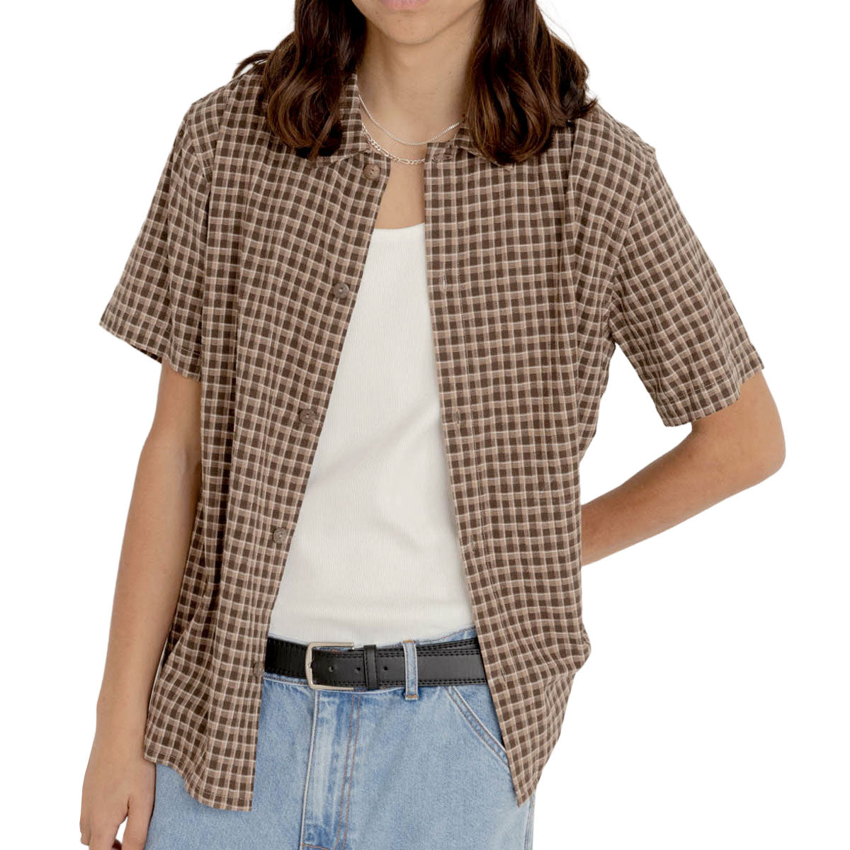 Rhythm Sunday Session Shirt - Brown image 1