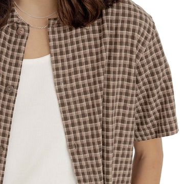 Rhythm Sunday Session Shirt - Brown