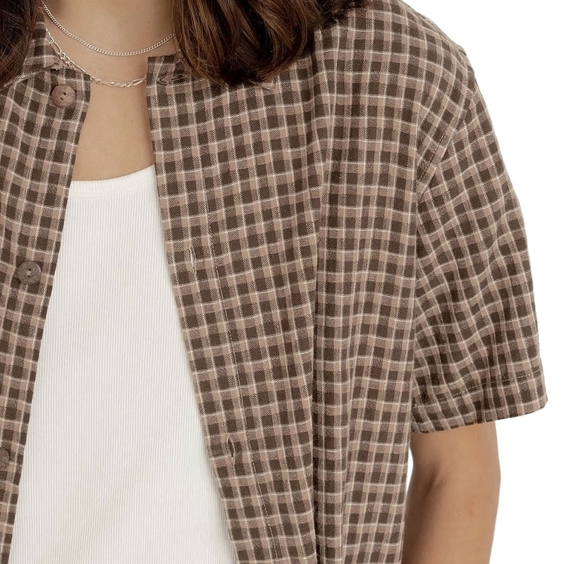 Rhythm Sunday Session Shirt - Brown