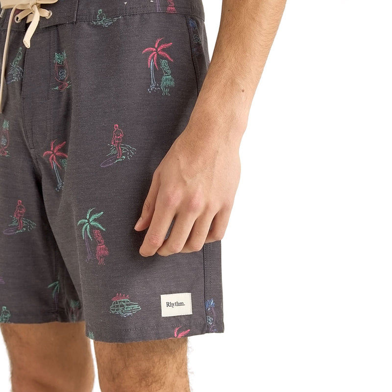 Rhythm Vibes Boardshorts - Black