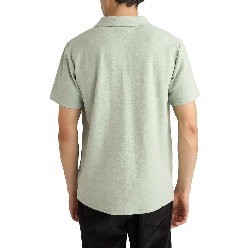 Rhythm Vintage Terry Polo Shirt - Seafoam