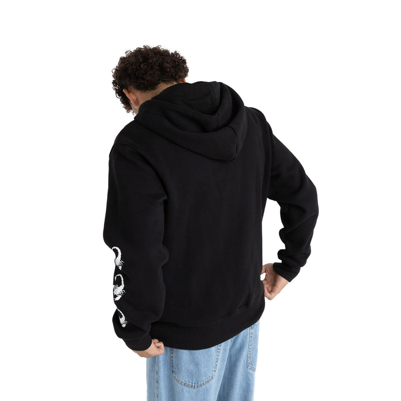 Rhythm Scorpion Heavyweight Fleece Hoodie - Black