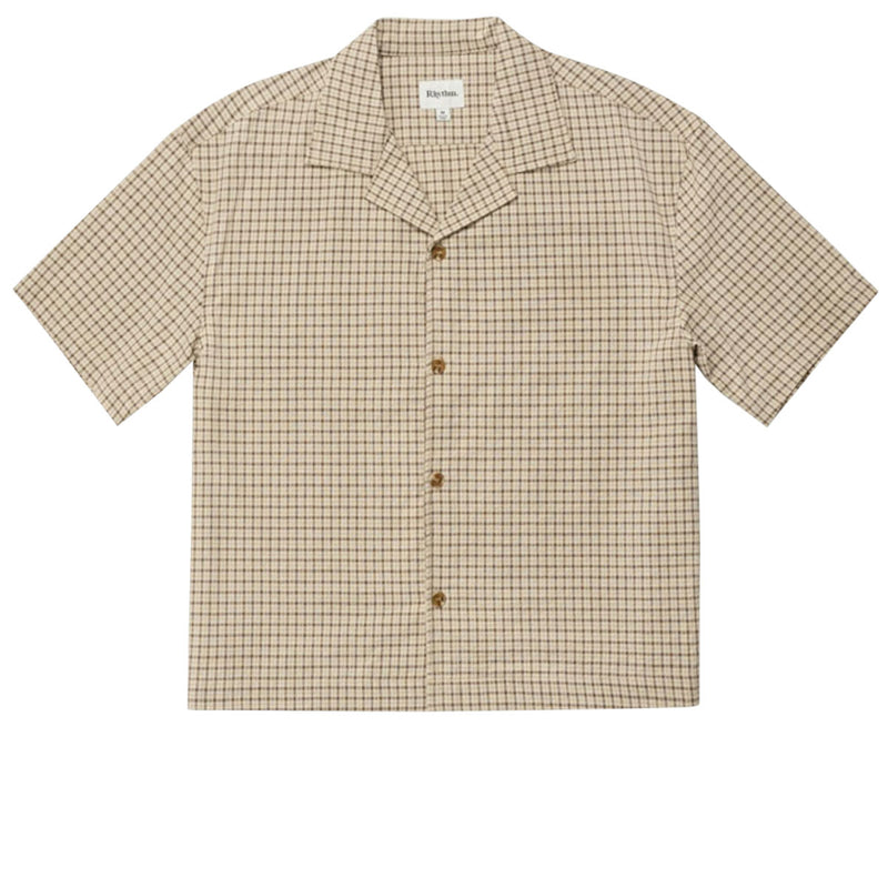 Rhythm Jeremy Check Shirt - Ochre