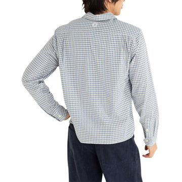 Rhythm Azul Check Long Sleeve Shirt - Blue