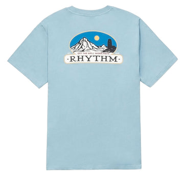 Rhythm Horizon T-Shirt - Dusty Blue