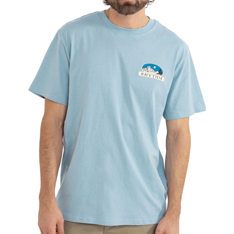 Rhythm Horizon T-Shirt - Dusty Blue