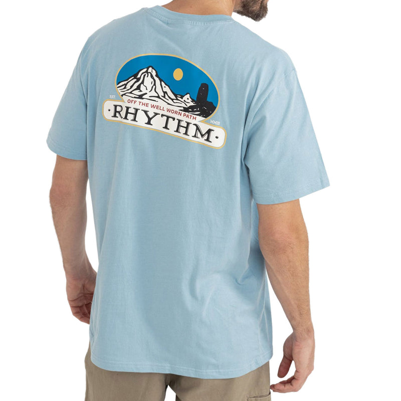 Rhythm Horizon T-Shirt - Dusty Blue
