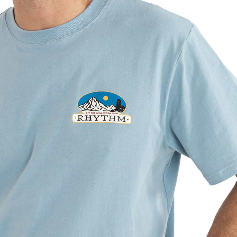 Rhythm Horizon T-Shirt - Dusty Blue