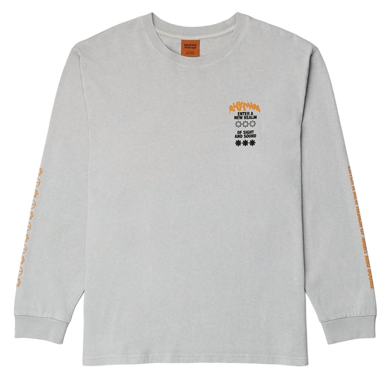 Rhythm New Realm Vintage Long Sleeve T-Shirt - Stone