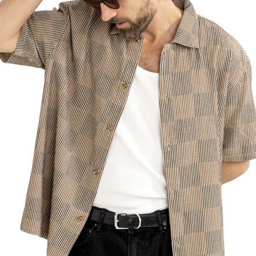 Rhythm Tanner Check Shirt - Tobacco