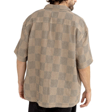 Rhythm Tanner Check Shirt - Tobacco