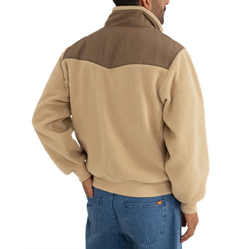 Rhythm Pfeiffer Sherpa Fleece Sweatshirt - Oak
