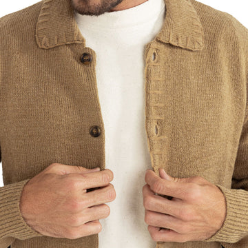Rhythm Whip Stitch Long Sleeve Shirt - Tobacco