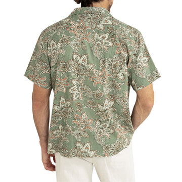 Rhythm Paisley Shirt - Green Tea