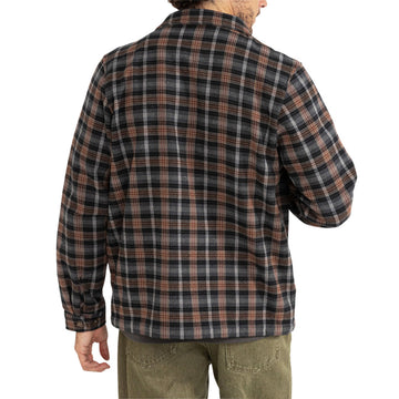Rhythm Polar Bond Long Sleeve Flannel Shirt - Charcoal