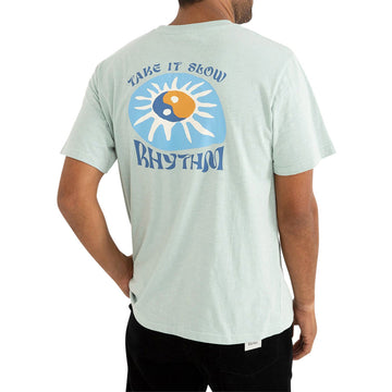 Rhythm Slow Down Slub T-Shirt - Mint