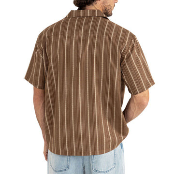Rhythm West Winds Stripe Shirt - Earth