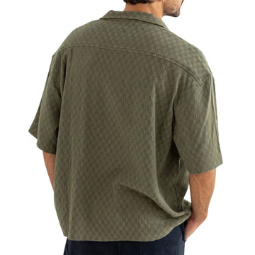 Rhythm Wash Check Relaxed Shirt - Green