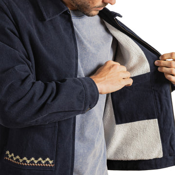 Rhythm Arugam Twill Jacket - Midnight Navy