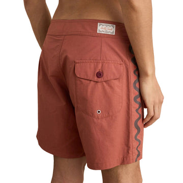 Rhythm Snake Trials Boardshorts - Terracotta
