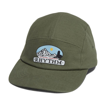 Rhythm Back Country 5 Panel Hat - Olive