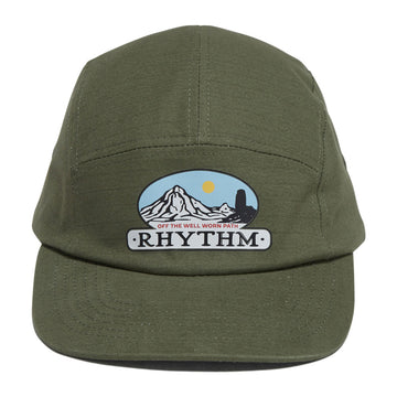 Rhythm Back Country 5 Panel Hat - Olive